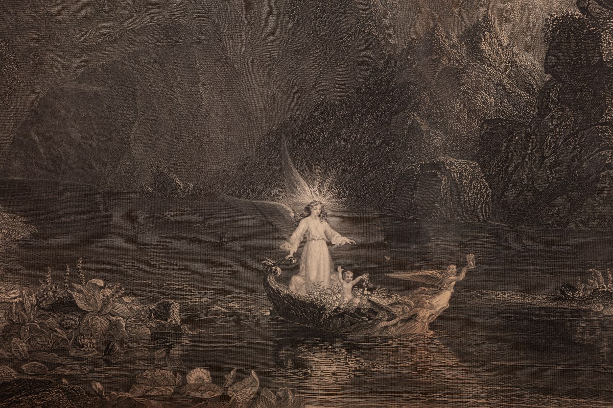 The Voyage of Life: Childhood by Thomas Cole 