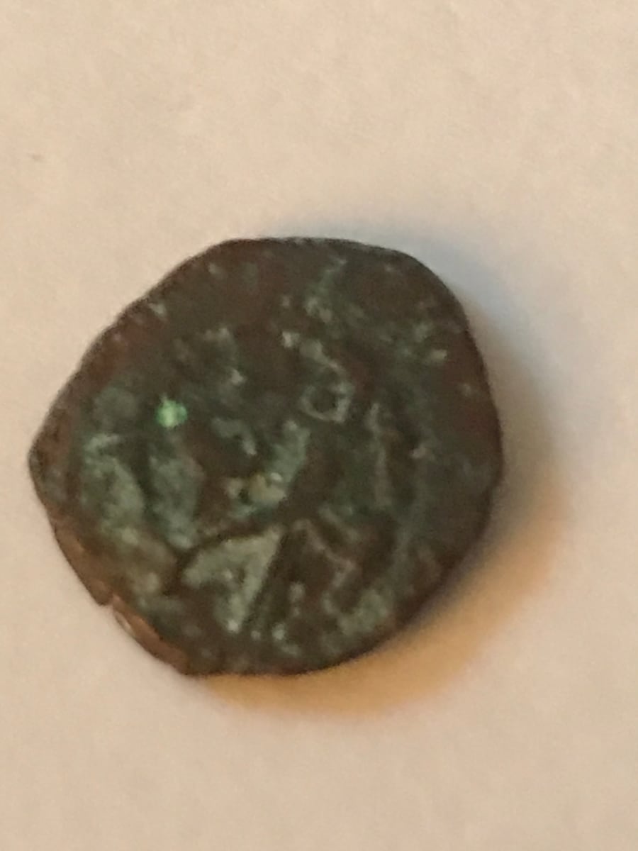 Coin from the reign of Alexander Jannaeus of Judea  (prutah/widow's mite) 