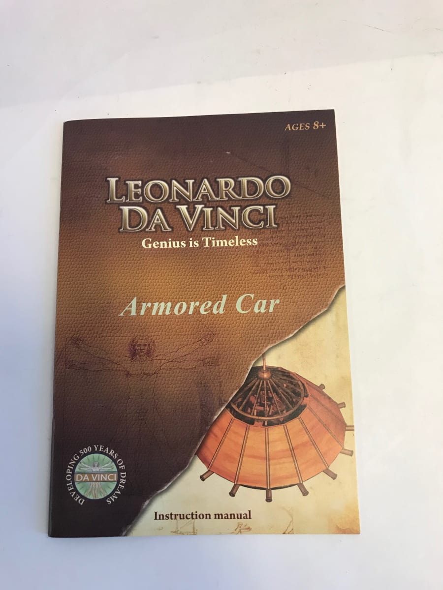 Leonardo da Vinci, Armored Car Instruction Booklet 