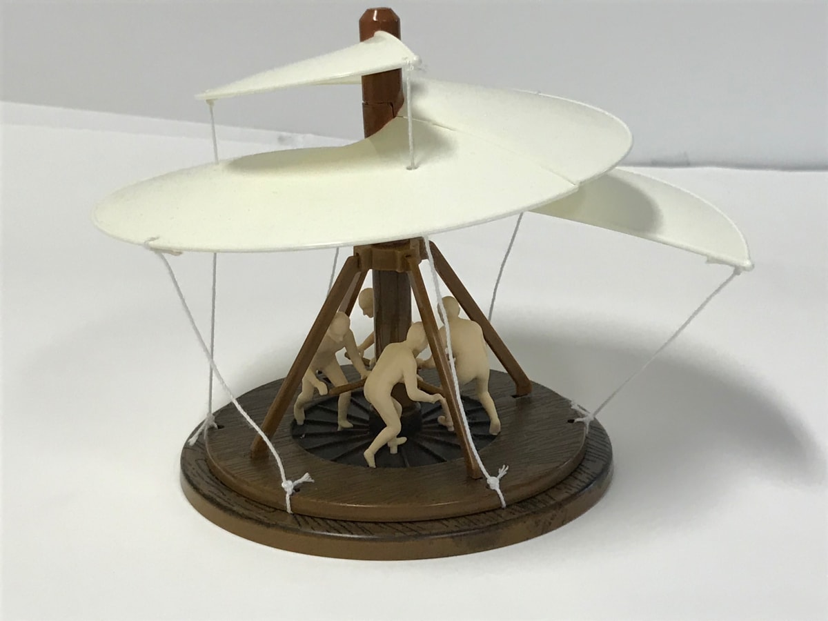 Leonardo da Vinci, Aerial Screw Model*, Image 5.