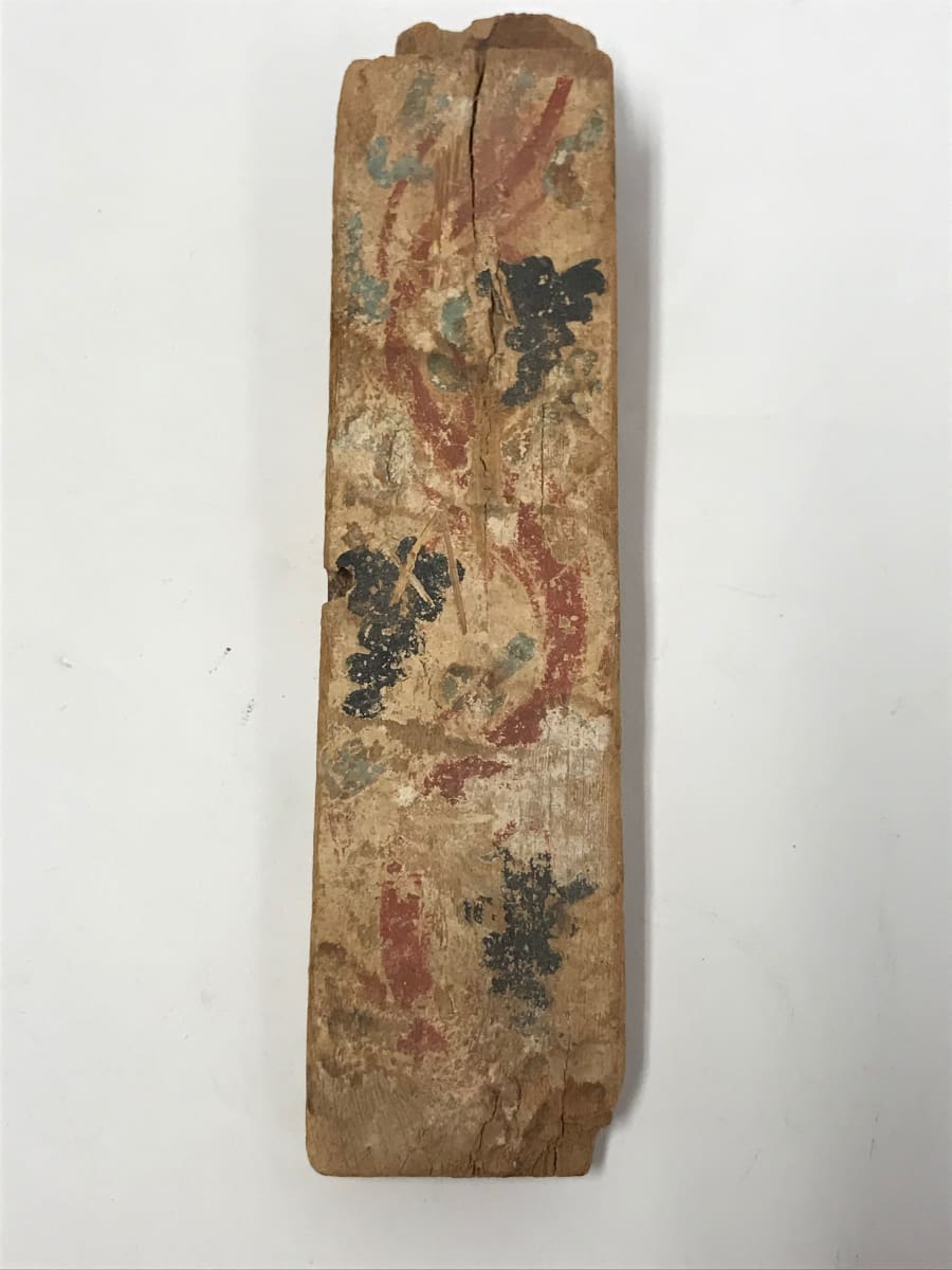 Painted Grapevine Coffin Leg, Image 5.