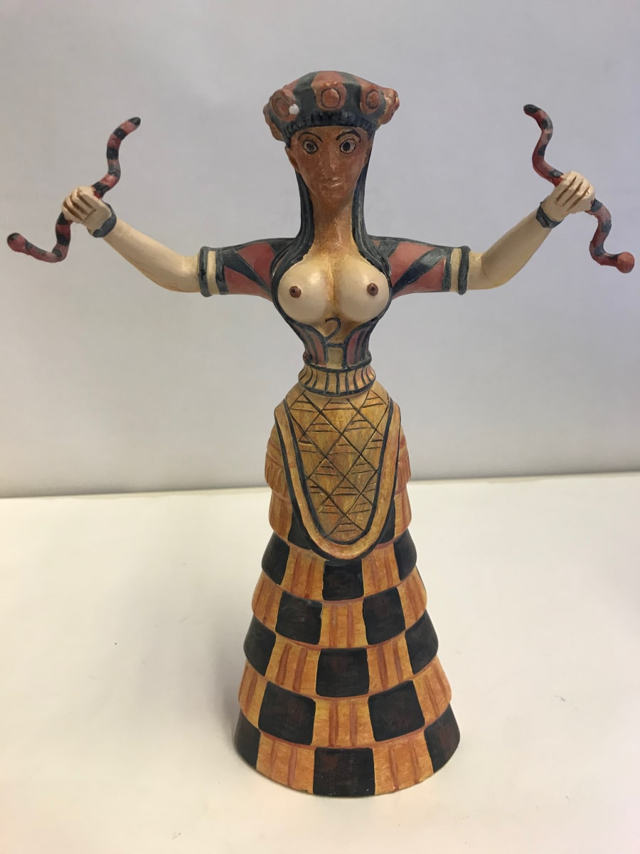 Snake Goddess Figure, Image 6.