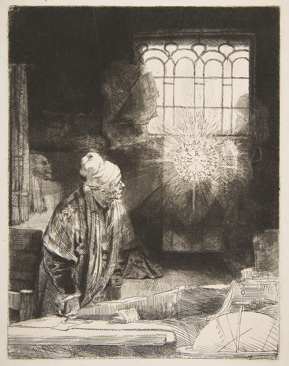 Faust by Rembrandt van Rihn 