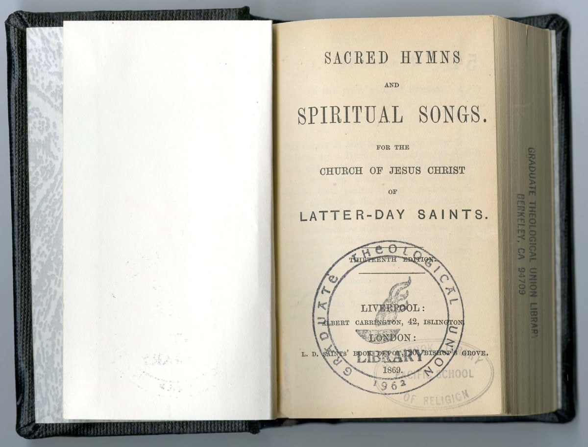 Sacred hymns and spiritual songs ; for the Church of Jesus Christ of Latter-Day Saints 