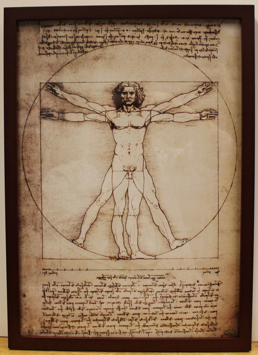 Vitruvian Man by Leonardo da Vinci 