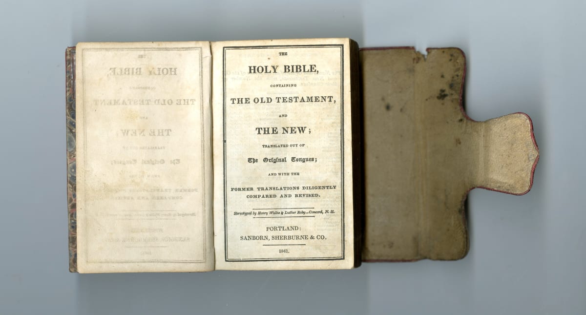 Bible. English. Authorized. 1841, Image 1.