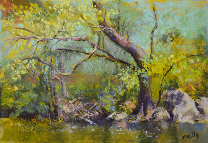 Spring Along the Creek by Madeleine Kelly 