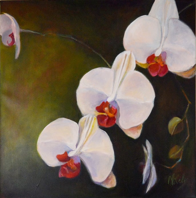 Dancing Orchids by Madeleine Kelly 