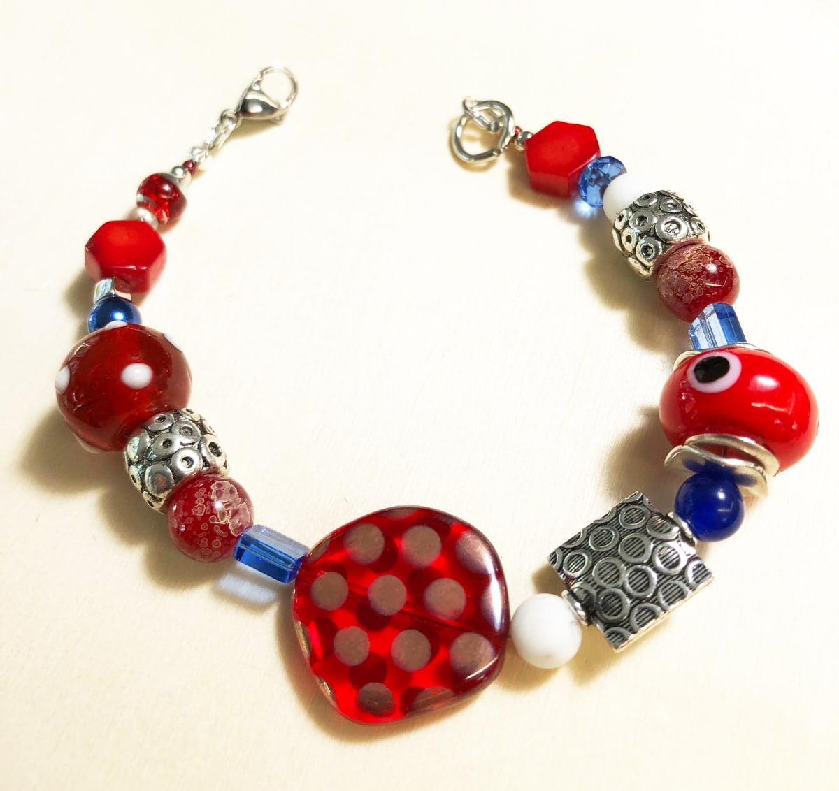 Cherry Bites - Bracelet by Madeleine Kelly 