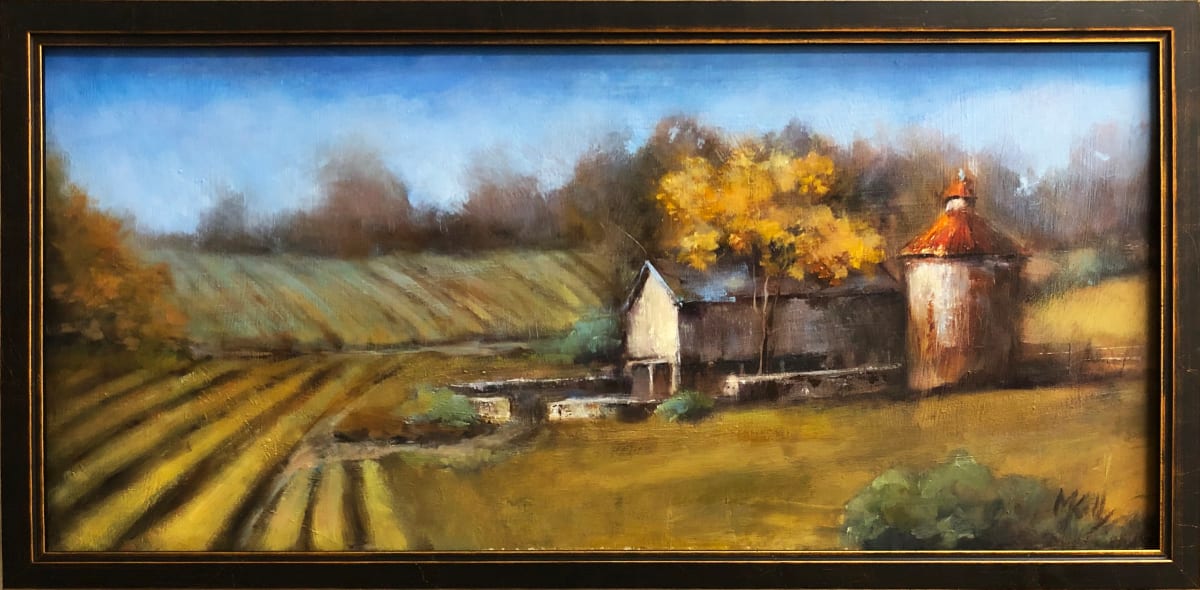 Orange silo by Madeleine Kelly 