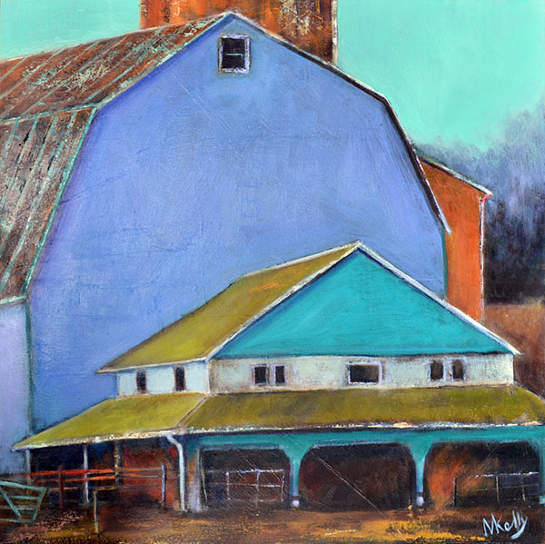 Chartreuse Roof by Madeleine Kelly 