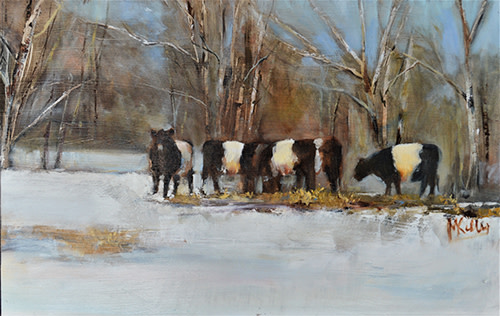 Belted Herd by Madeleine Kelly 