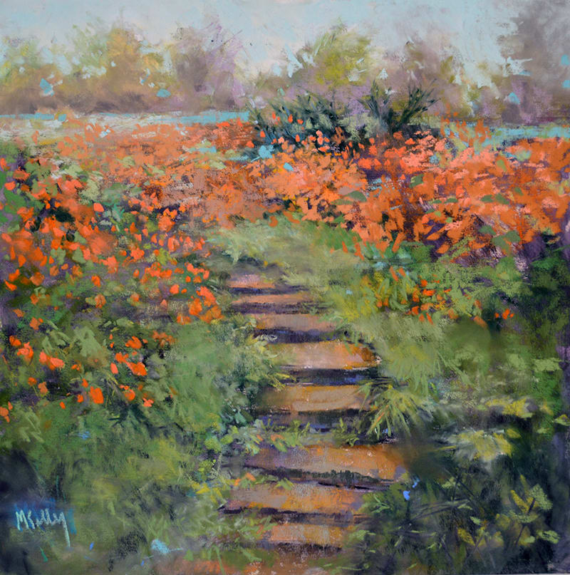 Tangerine Path by Madeleine Kelly 