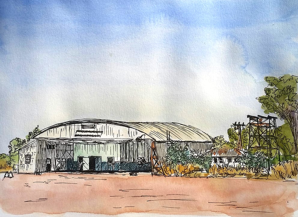 Daly Waters WWII Aerodrome by Miranda Free 