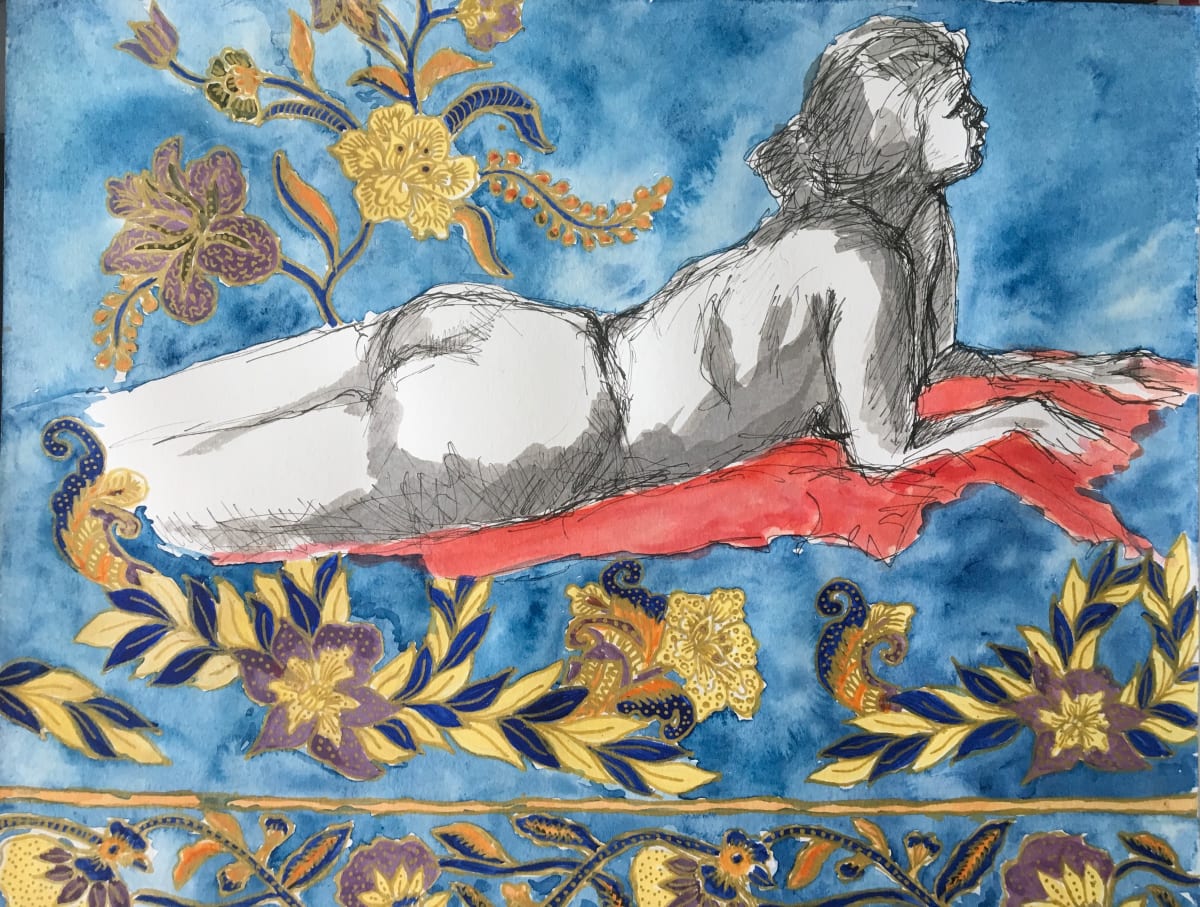 Batik Blues by Miranda Free 