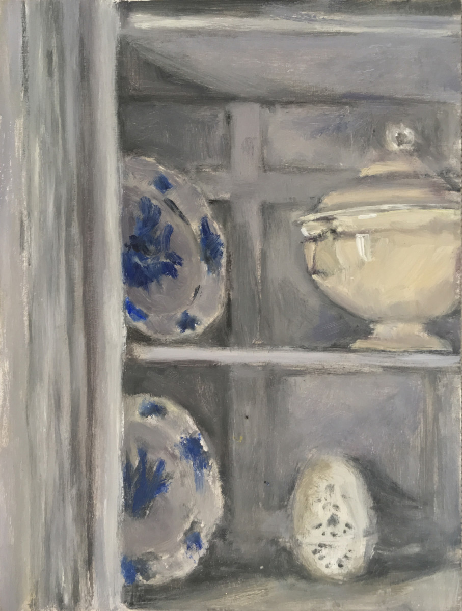 Old China Cabinet by Miranda Free 