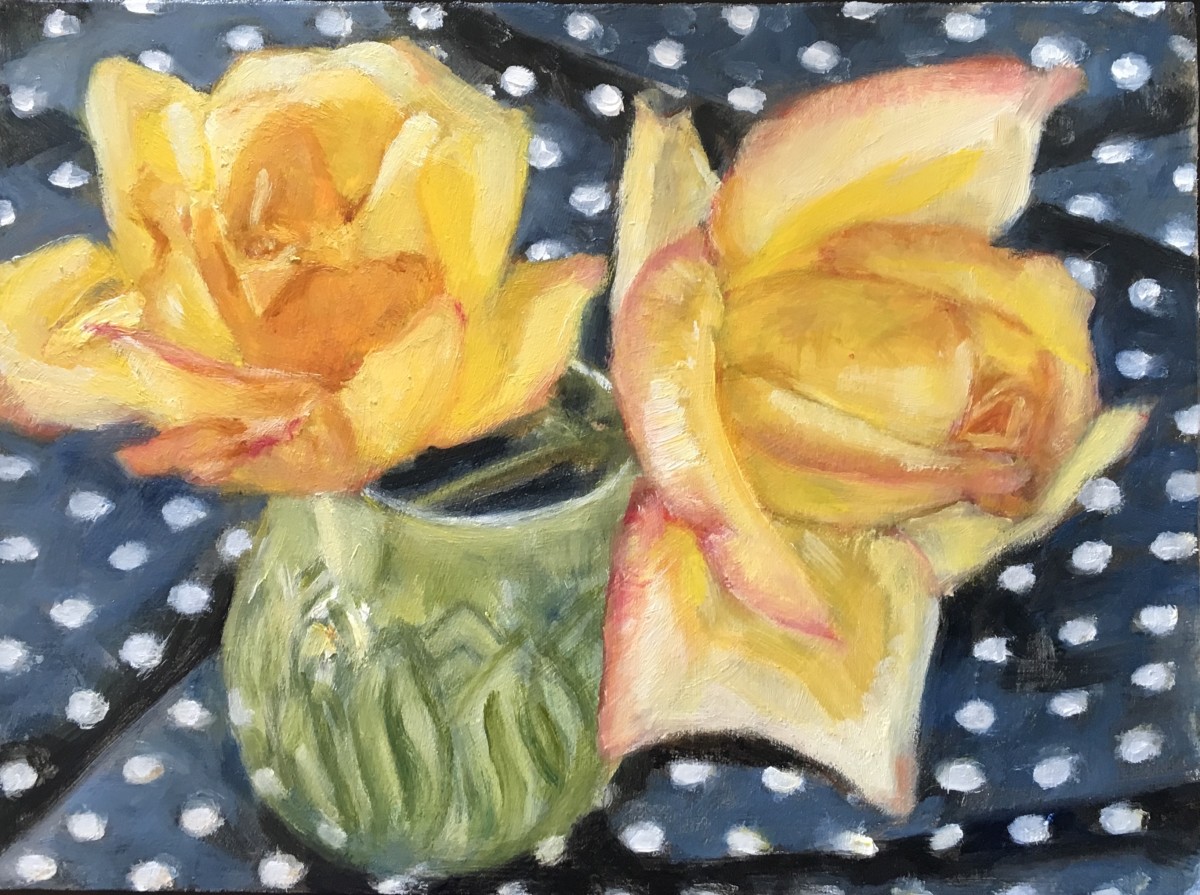 Yellow Roses by Miranda Free 