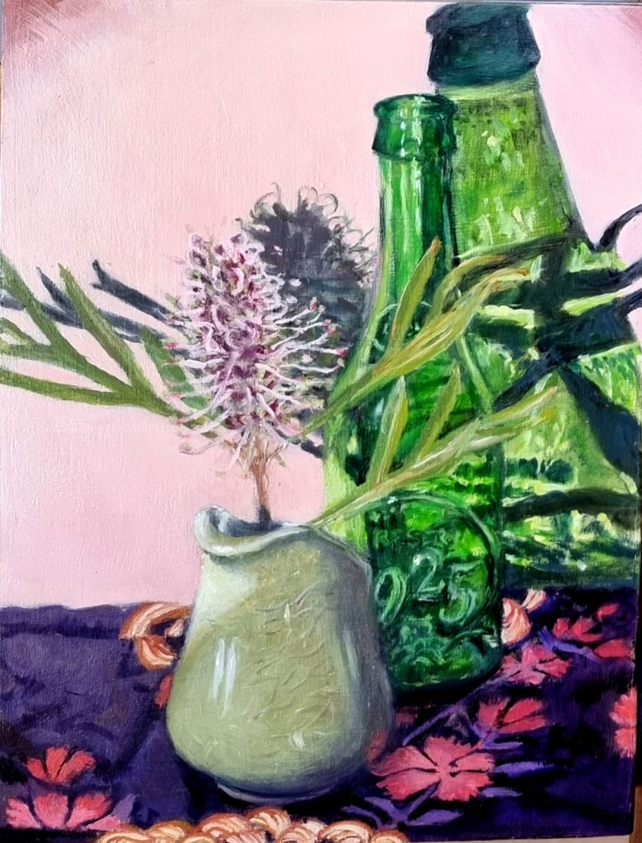 Pink Grevillea by Miranda Free 