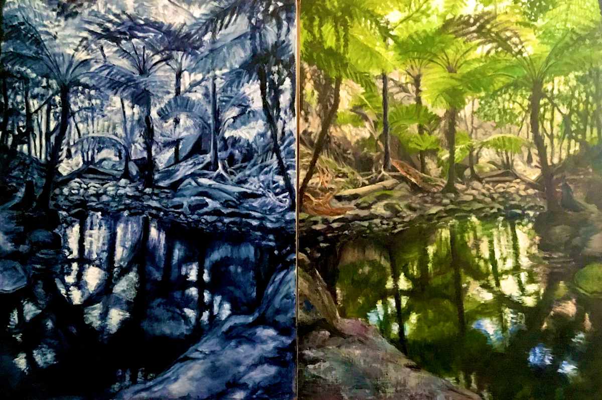 Carnarvon Reflections (Diptych) by Miranda Free, Image 3.