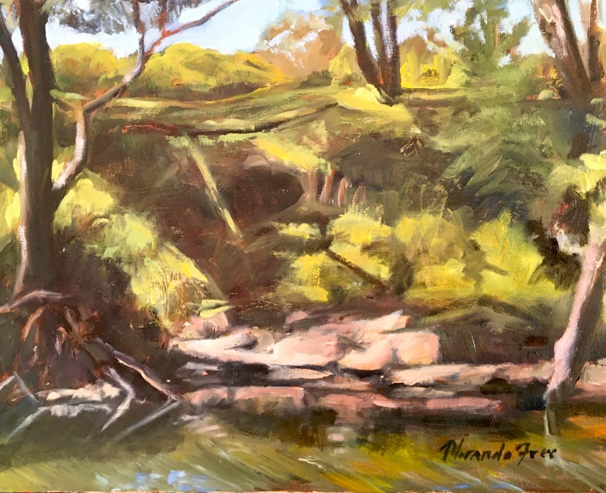 Riverside Late Afternoon by Miranda Free 