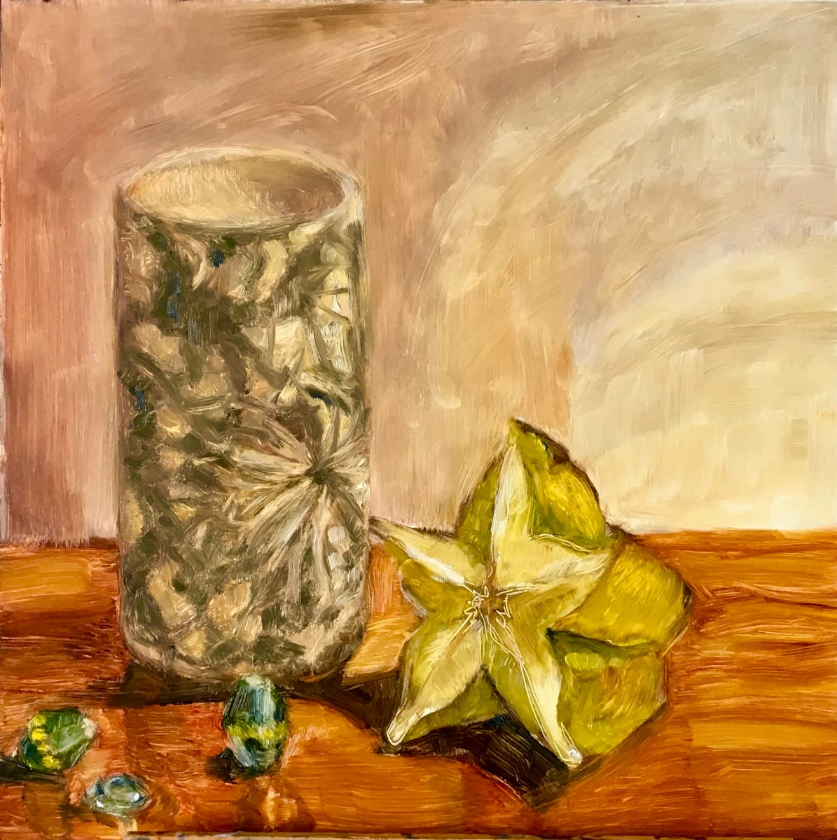 Starfruit and Vase by Miranda Free 