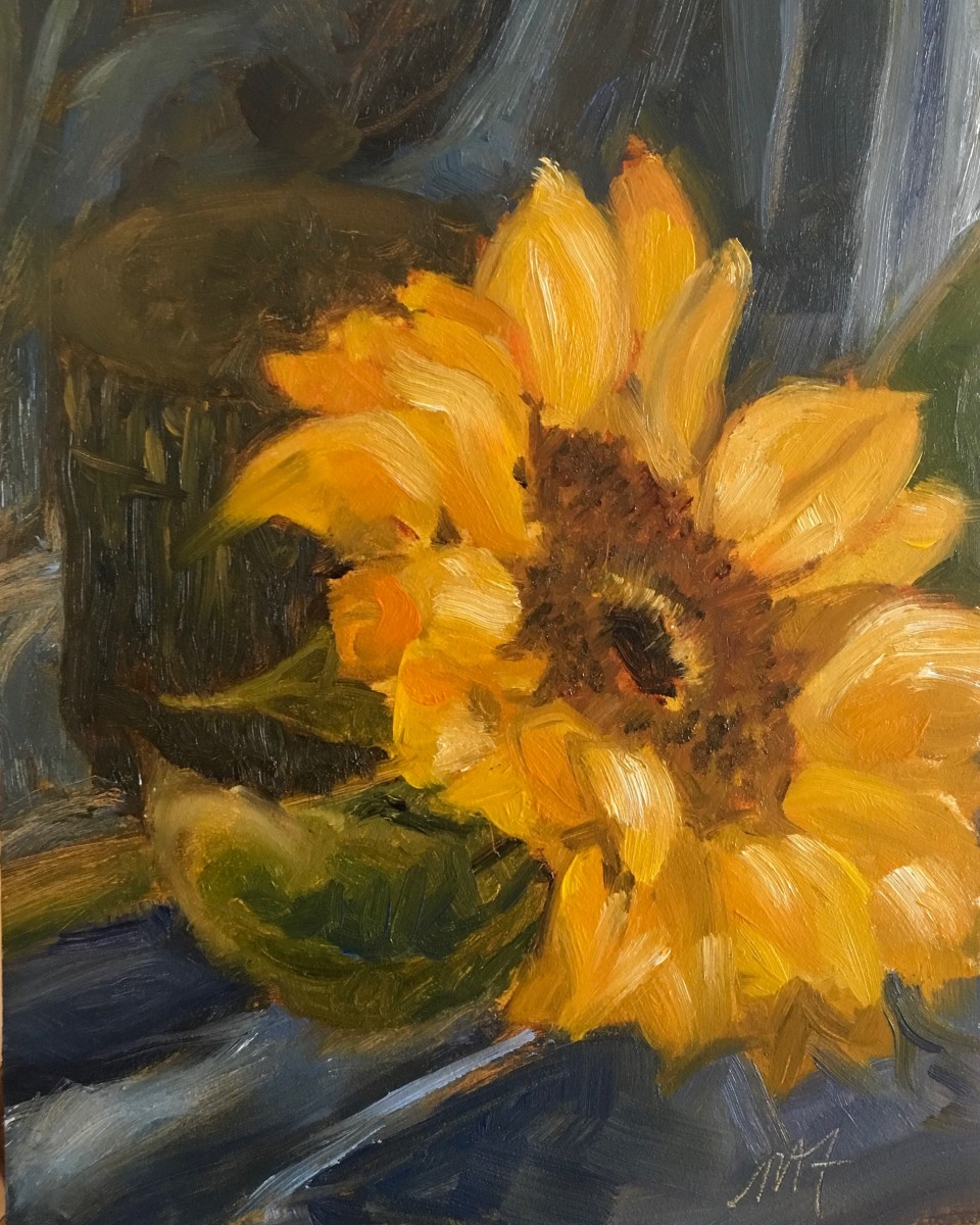 Sunflower and Pepperpot by Miranda Free 