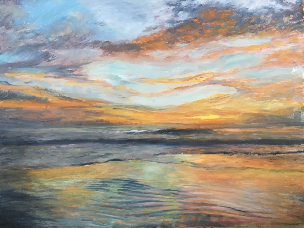 Diggers Camp Sunrise by Miranda Free 