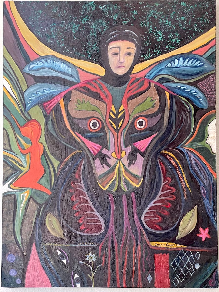 Self Portrait in the Afterlife by Ingrid Sojit 