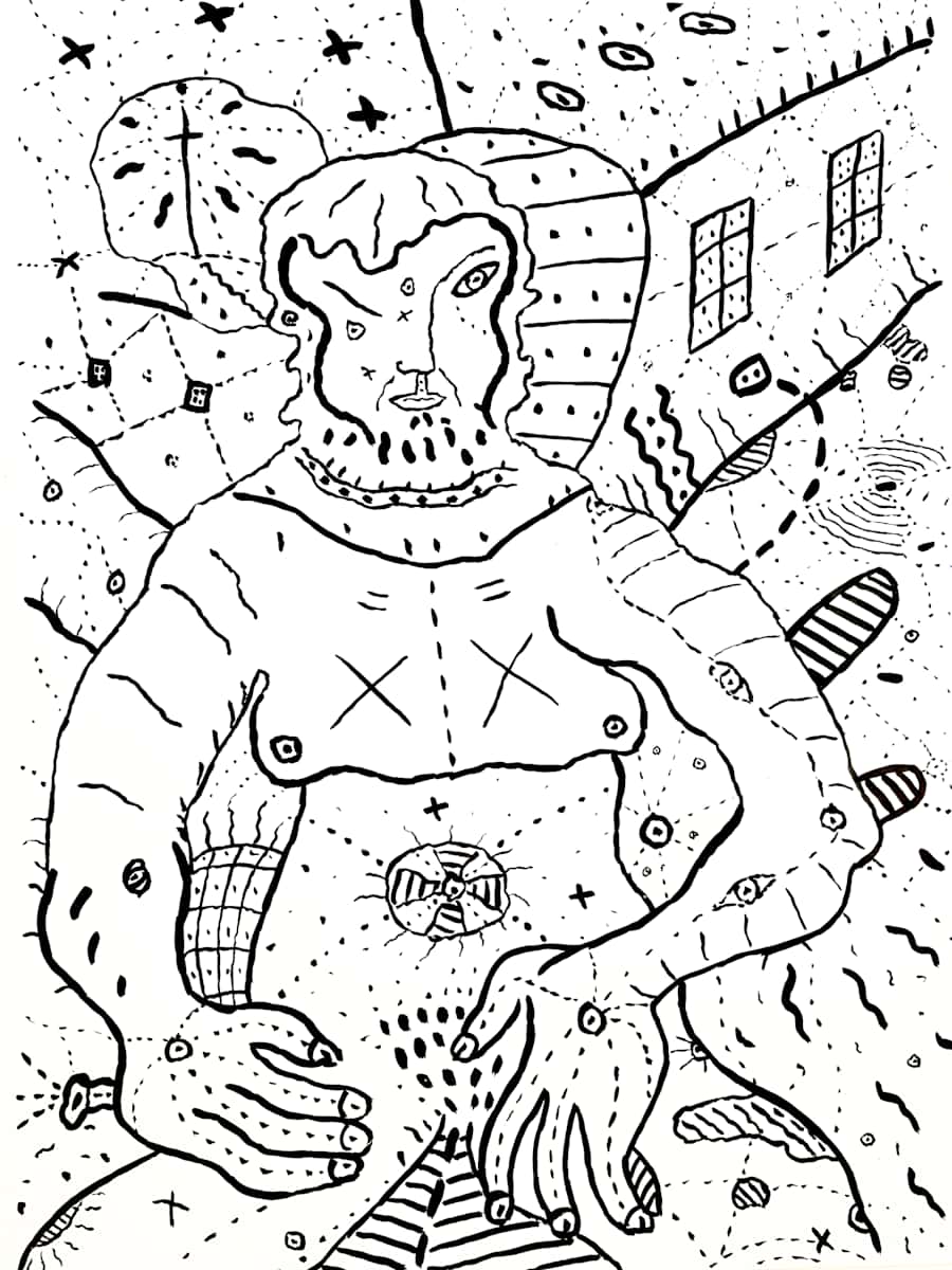Automatic Drawing 1981-01 by George Brandt 