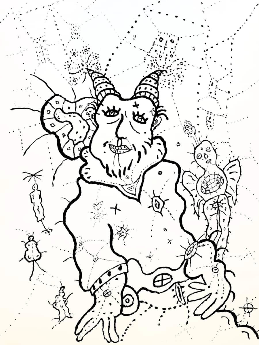Automatic Drawing 1981-07 by George Brandt 