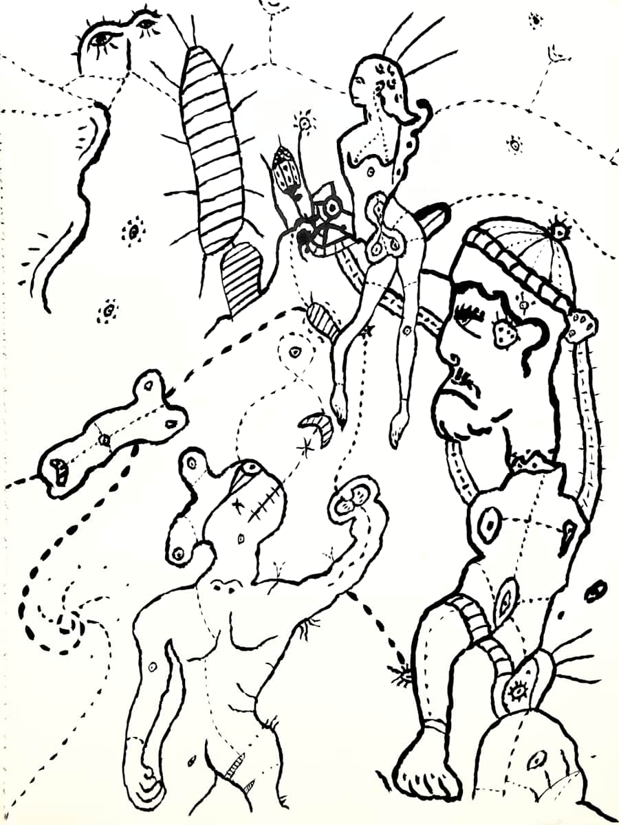 Automatic Drawing 1981-08 by George Brandt 