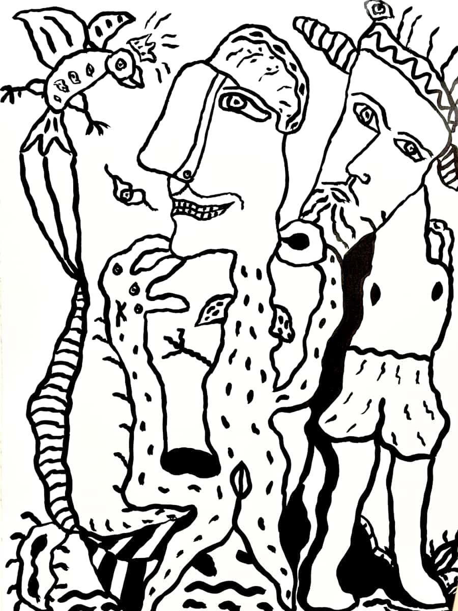 Automatic Drawing 1981-16 by George Brandt 
