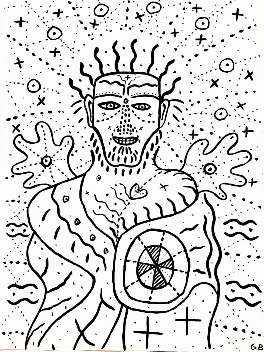 Automatic Drawing 1981-22 by George Brandt 