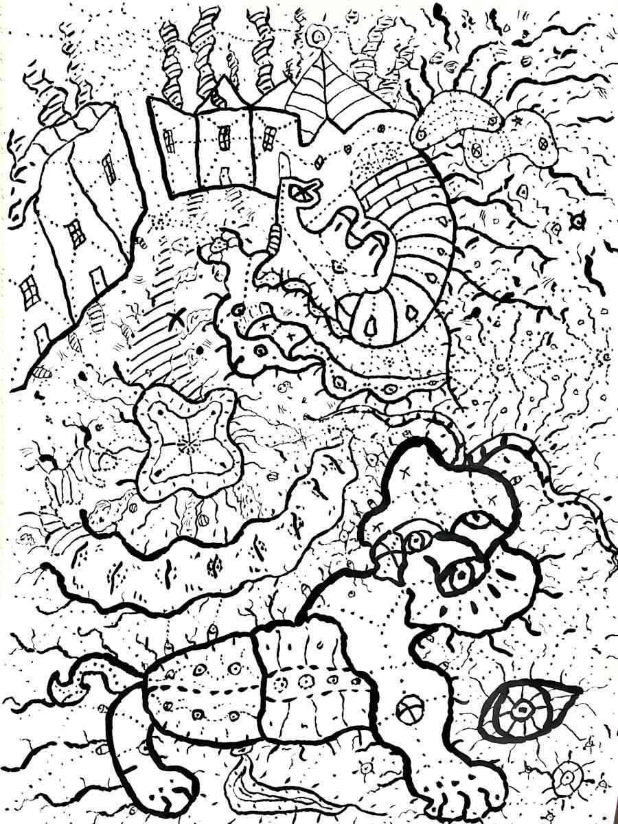 Automatic Drawing 1981-26 by George Brandt 