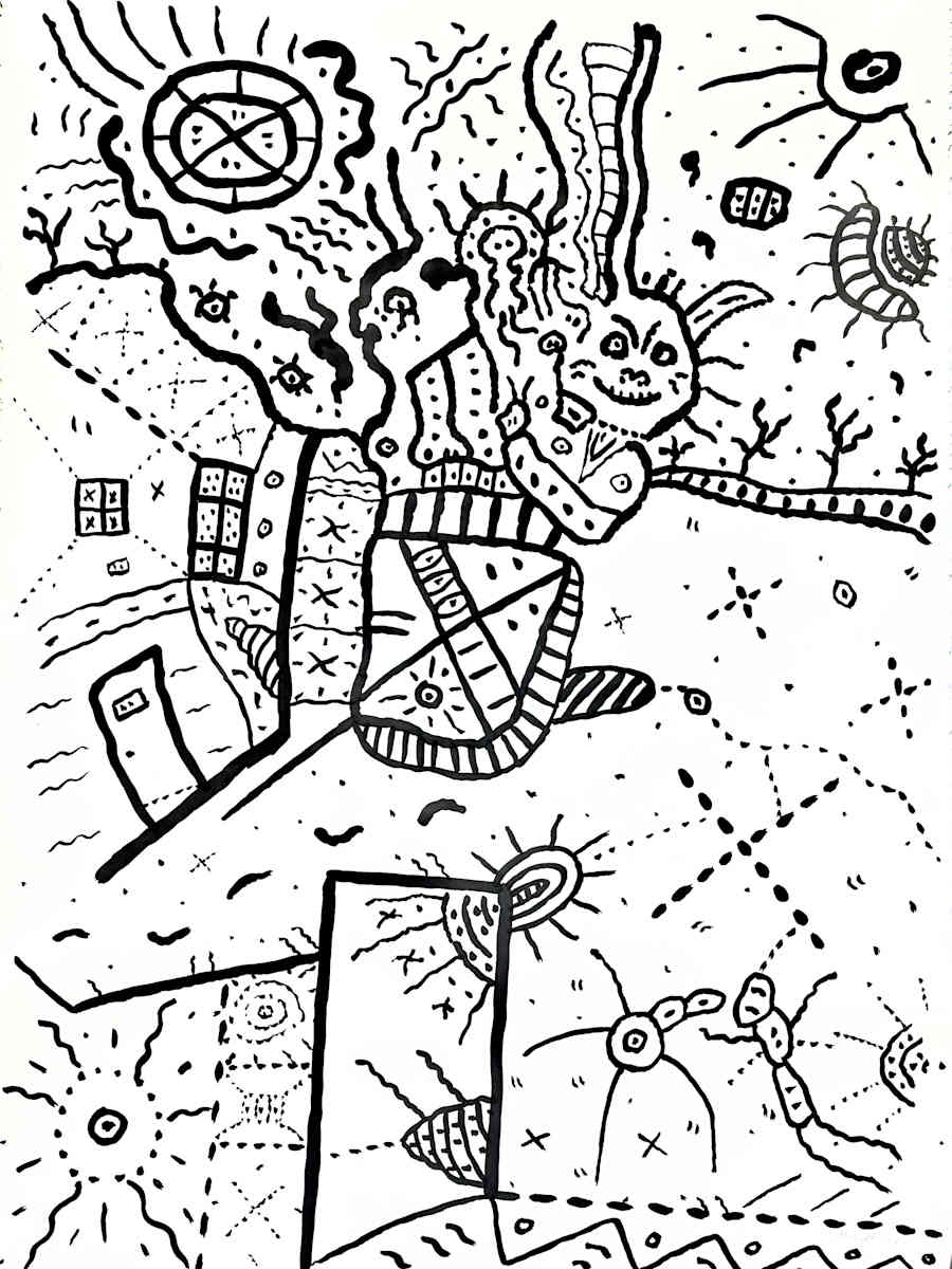 Automatic Drawing 1981-27 by George Brandt 