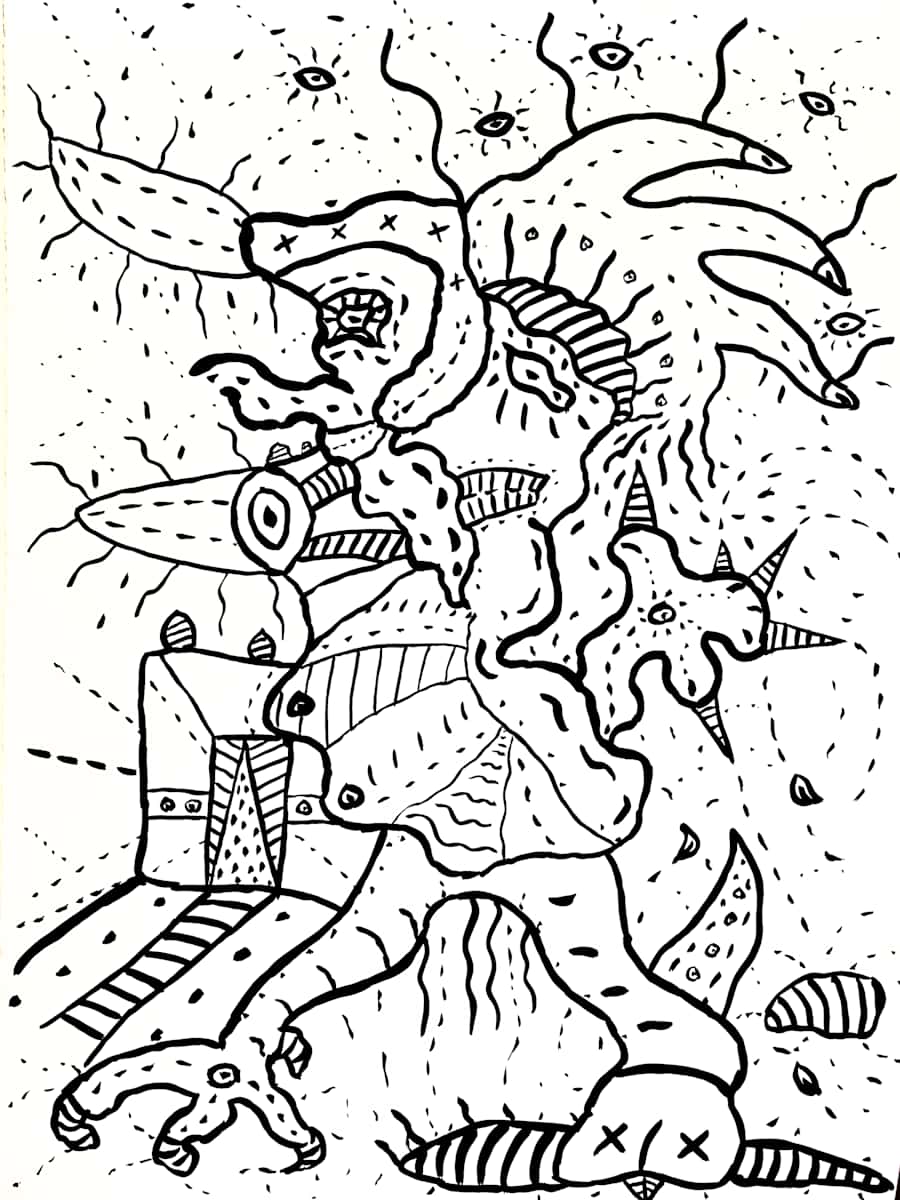 Automatic Drawing 1981-29 by George Brandt 