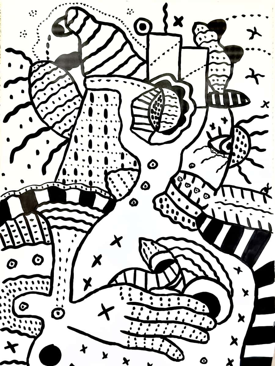 Automatic Drawing 1981-42 by George Brandt 