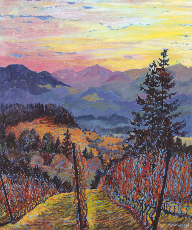 Barking Dog Winery (Winter) by David Haughton 
