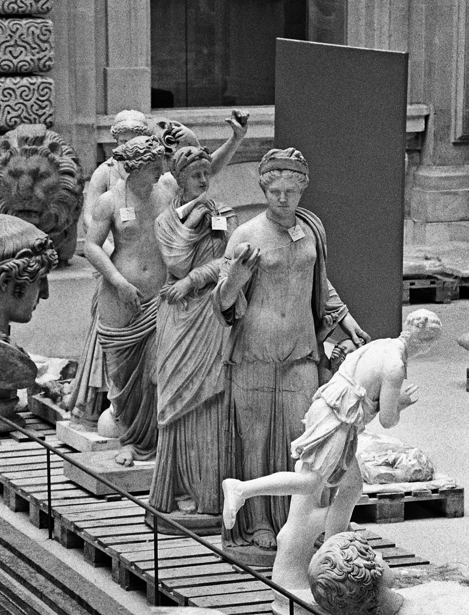 Disco Queue, Louvre by Maylee Noah 