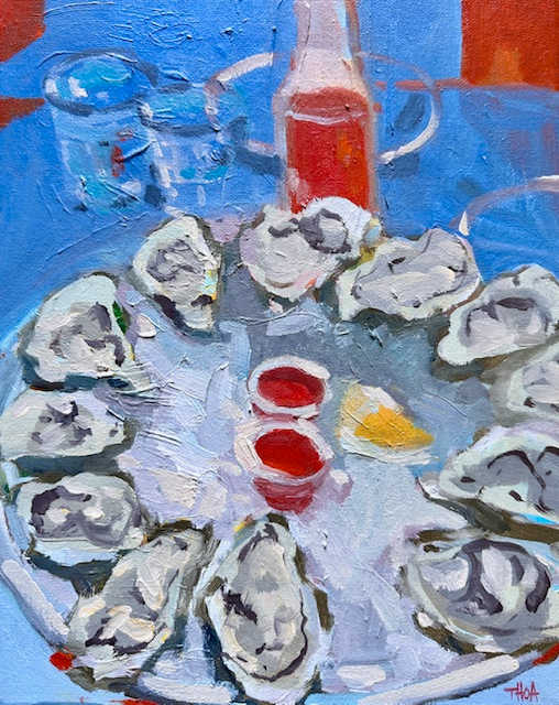 Blue Oysters by Thoa Nguyen 