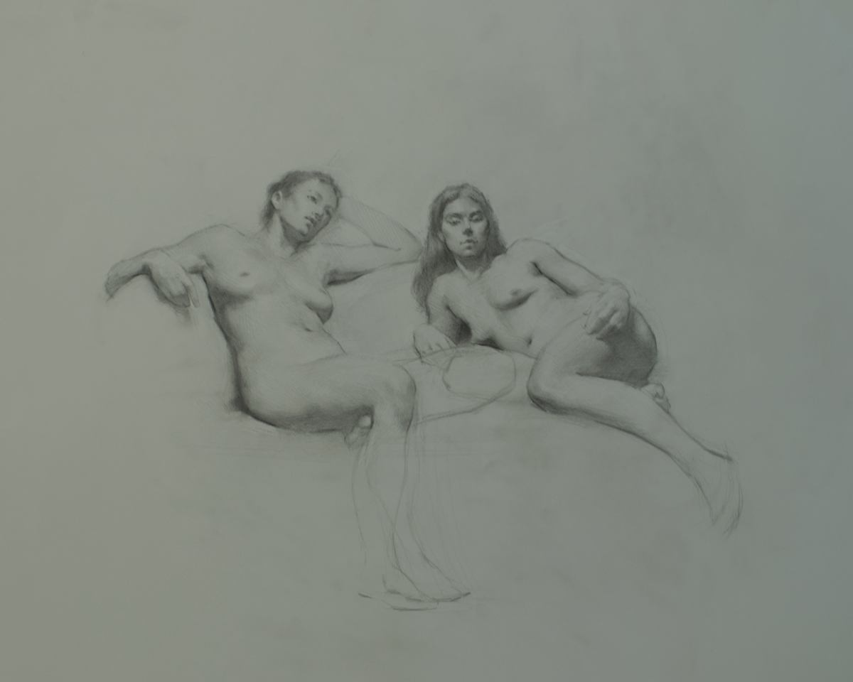 Two Loungers by Geoff Flack, Image 1.