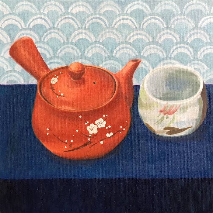 Ariko's Teapot & Teacup by Gina Ariko 