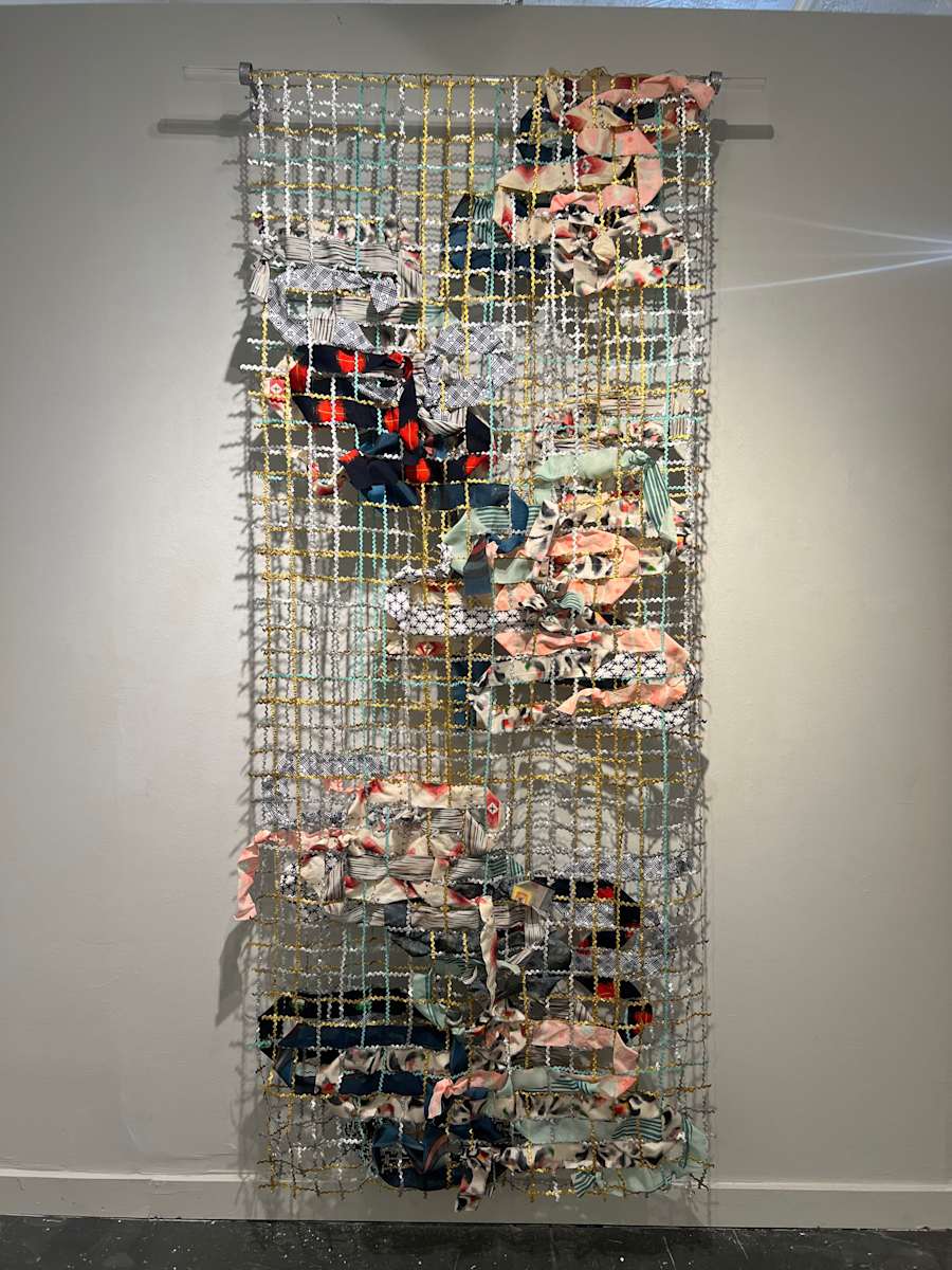 Camouflage Net Project, Net 4 by Tara Tamaribuchi, Image 1.
