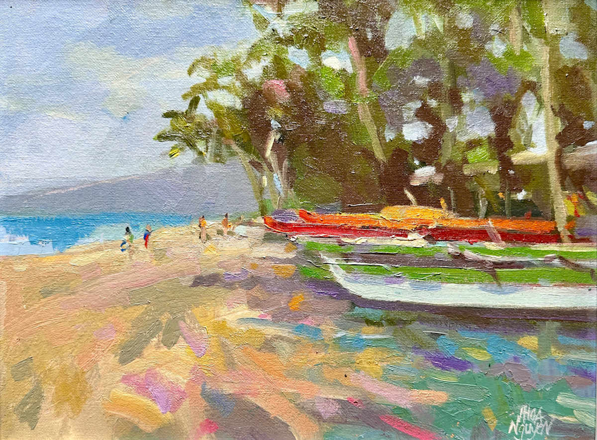 Hanaka' o'o' Beach - Canoe Beach Maui by Thoa Nguyen 