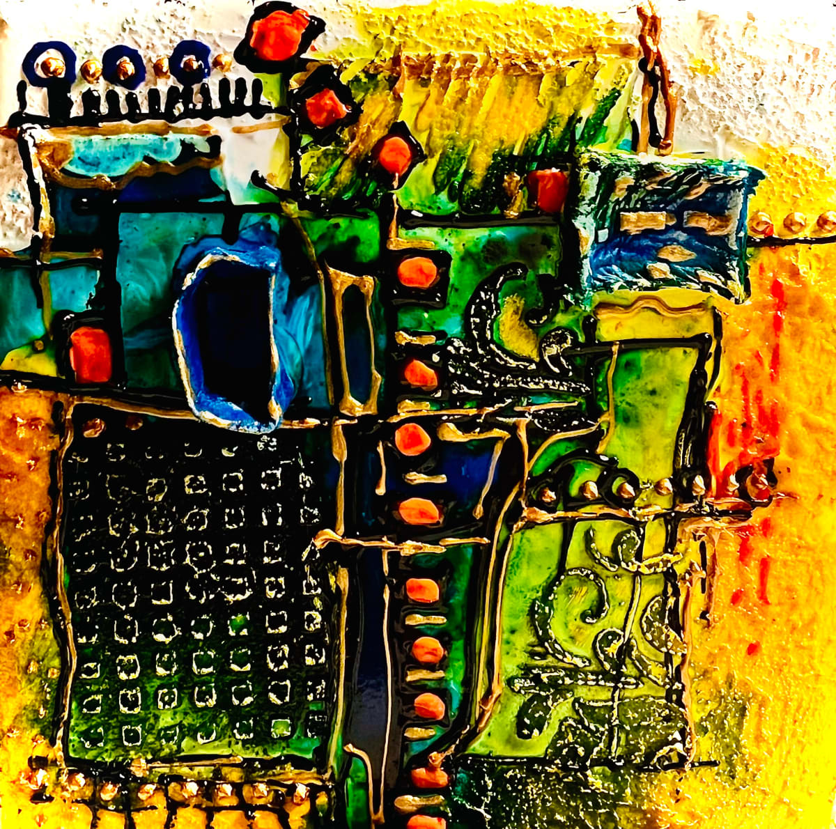 Pierced Boundaries 5 by Sanjida Mity 