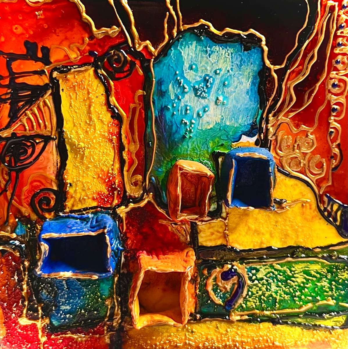 Pierced Boundaries 6 by Sanjida Mity 