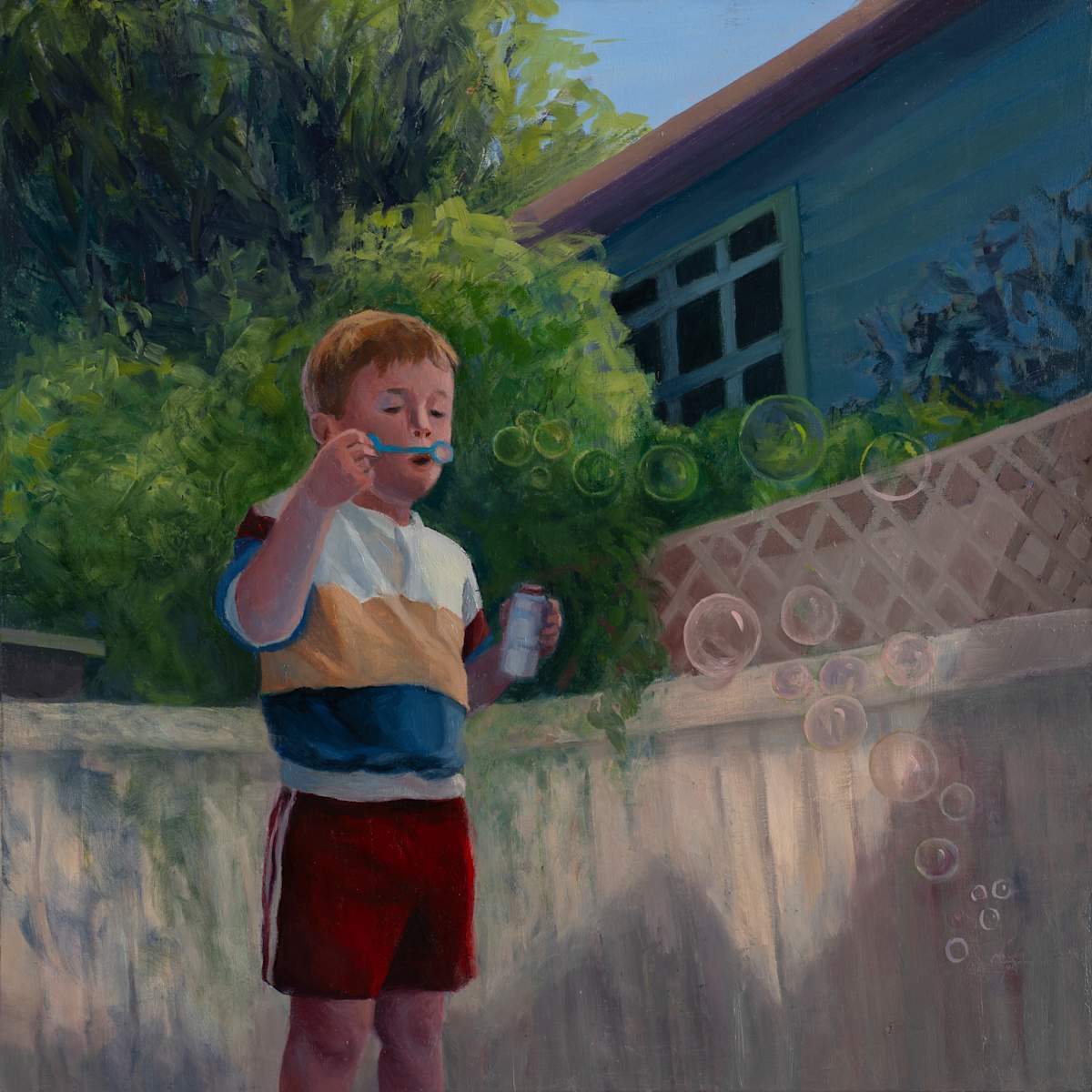 Blowing Bubbles by Kathy Roseth, Image 1.