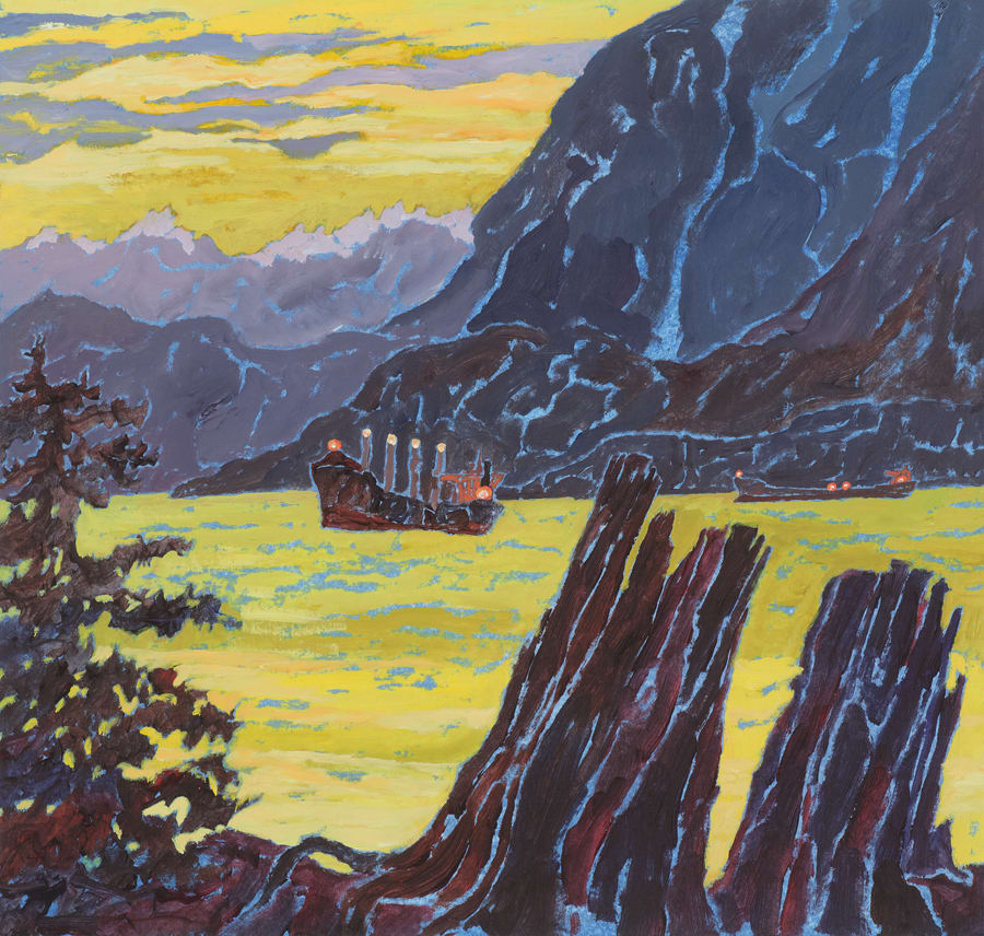 Nocturne - View from Jericho by David Haughton 