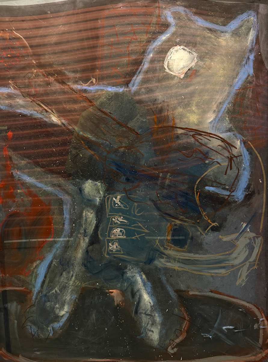 One-Eyed Space-Surfer Bear by Layomi Akinrinade 