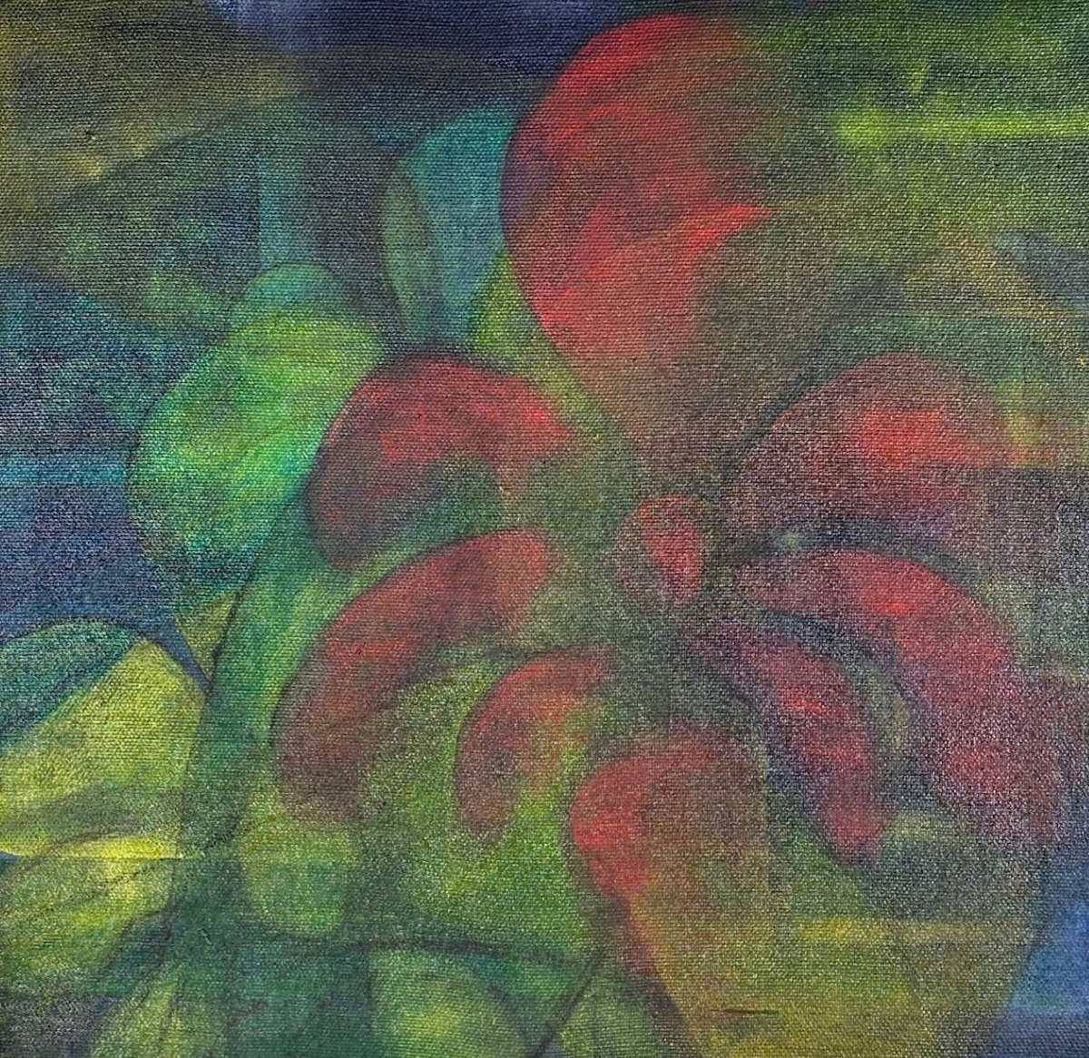 Red flower by A-M Petersons 